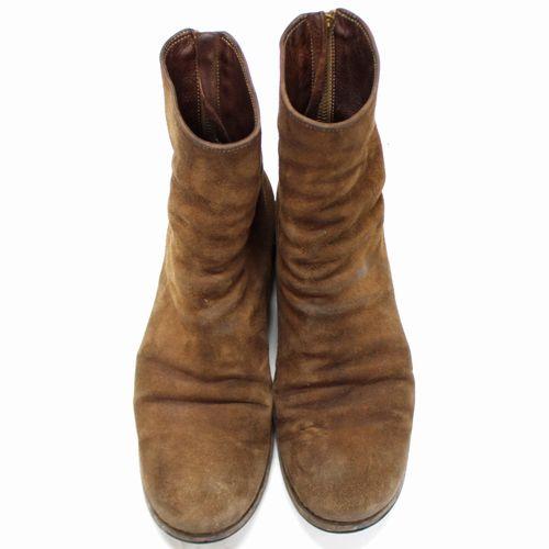UNDERCOVER × GUIDI 22SS 986 HORSE LEATHER BACK ZIP BOOTS ホース