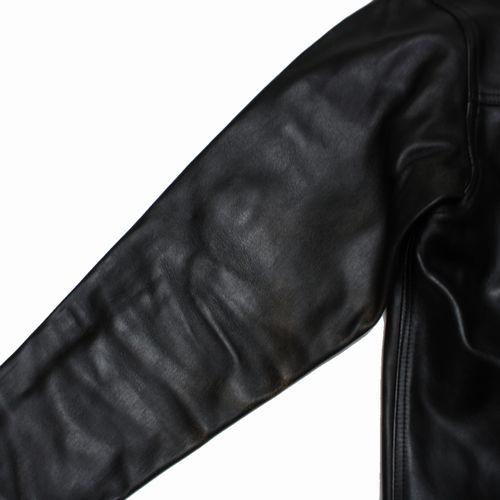BONCOURA ボンクラ Leather Jacket 1st レザージャケット 38 ブラック 