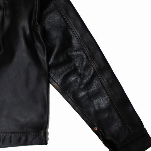 BONCOURA（ボンクラ）Leather Jacket 1st black BONCOURA ボンクラ Leather Jacket 1st レザージャケット 38 ブラック