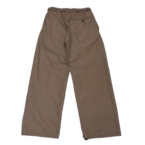 LEMAIRE ルメール　ベルテッドパンツ 44 LEMAIRE ルメール BELTED EASY PANTS パンツ 44 ブラウン : unstitch