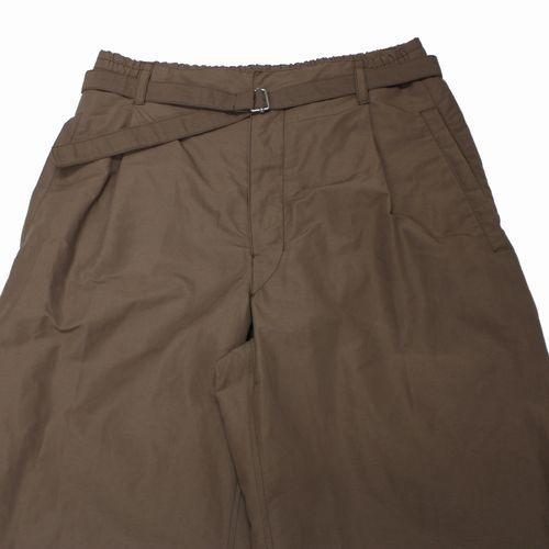 LEMAIRE ルメール BELTED EASY PANTS パンツ 44 ブラウン : unstitch