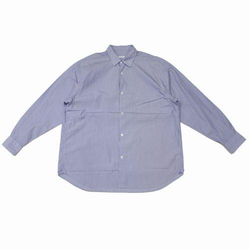 COMOLI コモリ 21AW ポプリン シャツ 2 ブルー系 : unstitch Yahoo!店