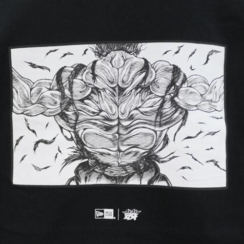 New Era ニューエラ 長袖 コットン Tシャツ グラップラー刃牙 鬼の貌