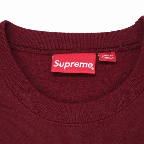 Supreme シュプリーム 22AW Box Logo Crewneck Cardinal ボックスロゴ 