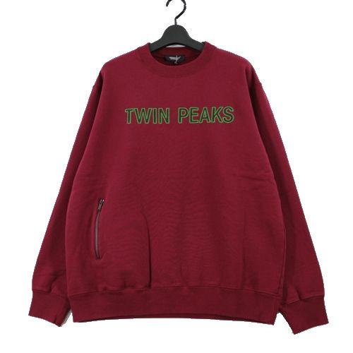 UNDERCOVER × TWIN PEAKS 裏起毛ジップポケットスウェット UNDERCOVER アンダーカバー 24AW 裏起毛片ZIPポケットプルオーバーJQ