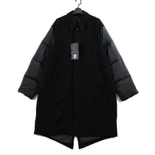 UNDERCOVER アンダーカバー 24AW 袖ダウン切替縮絨ステンカラーコート
