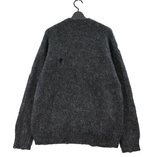 UNDERCOVER ダメージ加工 カーディガン サイズ3 グリーン UNDERCOVER アンダーカバー カーディガン 21SS サイズ:3