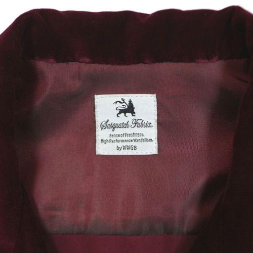 Sasquatchfabrix. サスクワッチファブリックス 17AW VELVET OC SHIRT 