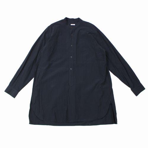 COMOLI コモリ 23AW バンドカラーシャツ 3 ブラック : unstitch Yahoo