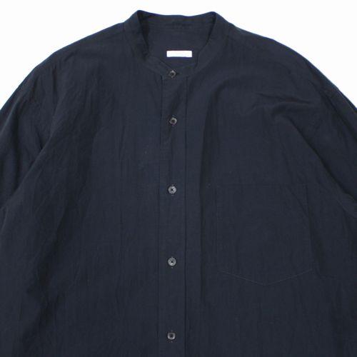 COMOLI 23AW バンドカラーシャツ サイズ3 COMOLI コモリ 23AW バンドカラーシャツ 3 ブラック : unstitch Yahoo