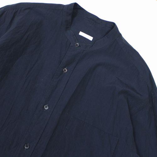 COMOLI 23AW バンドカラーシャツ サイズ3 COMOLI コモリ 23AW バンドカラーシャツ 3 ブラック : unstitch Yahoo