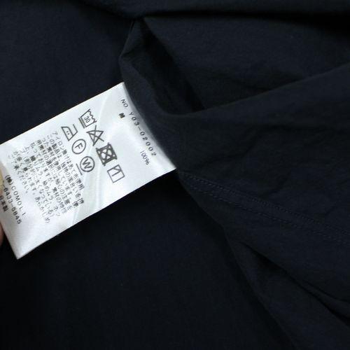 COMOLI コモリ 23AW バンドカラーシャツ 3 ブラック : unstitch Yahoo