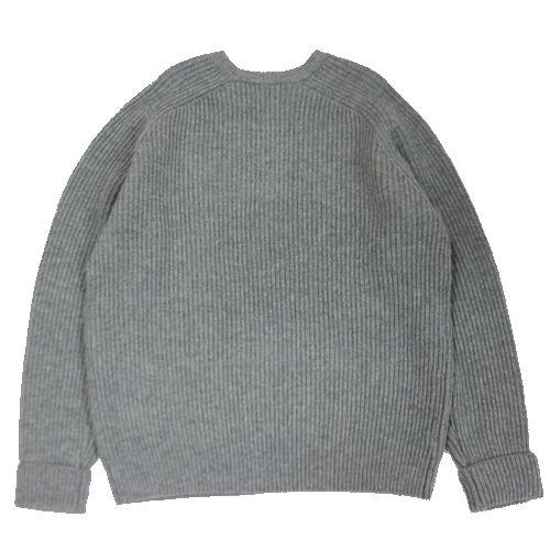DESCENDANT ディセンダント 24AW CLAM CREW NECK KNIT ニット 3 グレー 