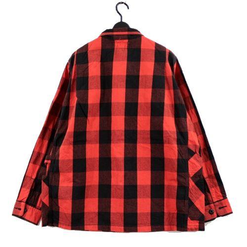 SASSAFRAS ササフラス Gardener Half (Twill) チェック シャツ M