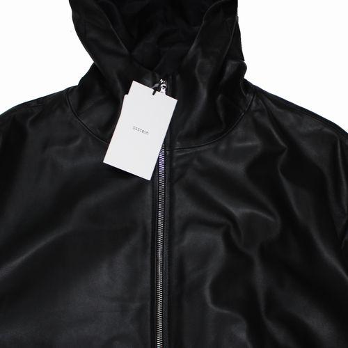 SSStein シュタイン 25SS LEATHER HOODED SHORT JACKET レザー