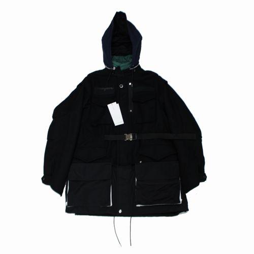 Sacai サカイ 21AW Wool Melton Blouson ウールメルトンブルゾン