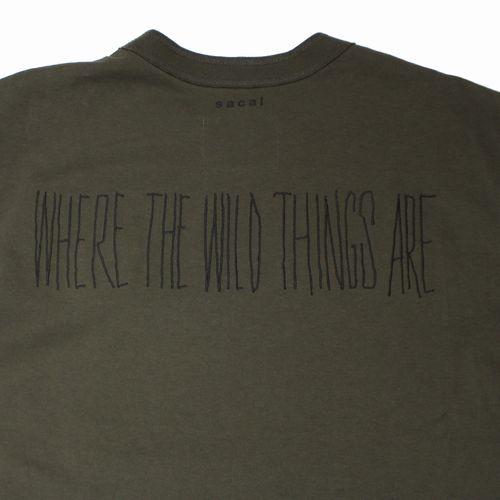 sacai サカイ 25SS WHERE THE WILD THINGS ARE T-Shirt かいじゅうたち