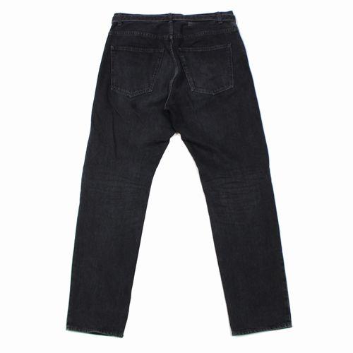 Sacai サカイ 24SS ベルテッドデニムパンツ 3 ブラック : unstitch 