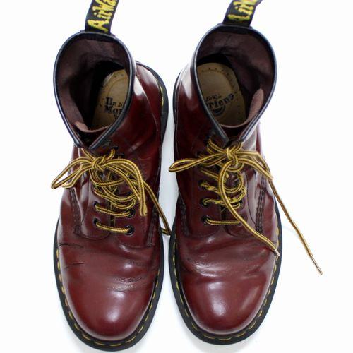 Dr.Martens ドクターマーチン 8ホール ブーツ UK7 バーガンディ