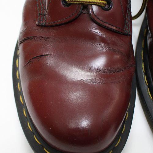 【Dr. Martens】バーガンディ 8ホールブーツUK7 英国製 DR.MARTENSドクターマーチン 8ホールブーツ バーガンディ UK7