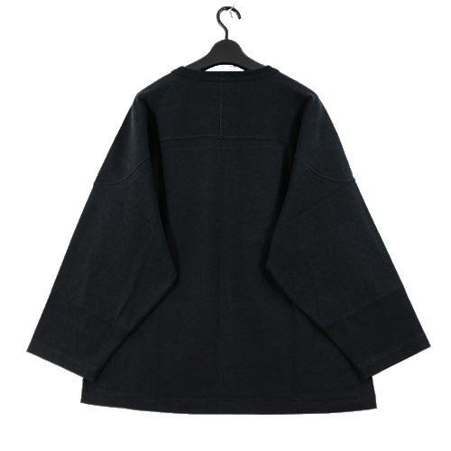COMOLI 23ss サイズ1 フットボールT COMOLI コモリ 23SS フットボールTシャツ 1 ブラック : unstitch Yahoo