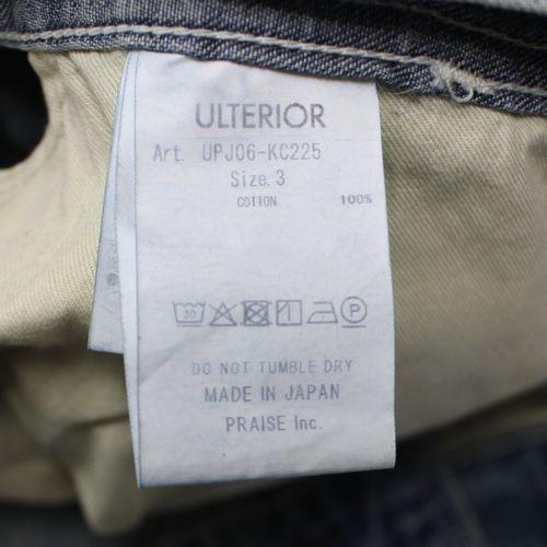 ULTERIOR アルテリア 25AW VINTAGE FADED LIGHT DENIM PAINTER PANTS