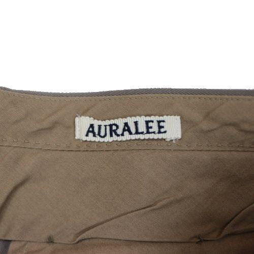 AURALEE オーラリー 20AW WOOL MAX GABARDINE SLACKS スラックス
