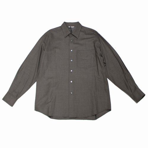 AURALEE オーラリー 23AW SUPER LIGHT WOOL SHIRT スーパーライト