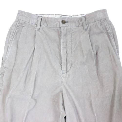 PWA プア 24AW FADED 14W RIDGE SLACKS コーデュロイパンツ L グレー