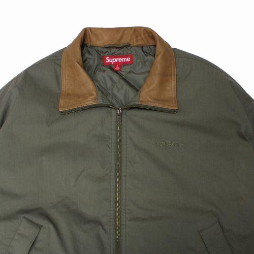 25ss supreme utility jacket 格安 Supreme シュプリーム 25SS Leather Collar Utility Jacket ジャケット