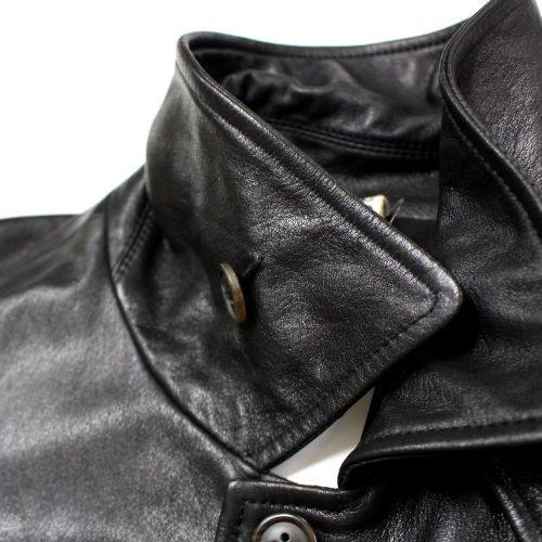 CCU シーシーユー レザーコート 2 ブラック : unstitch Yahoo!店