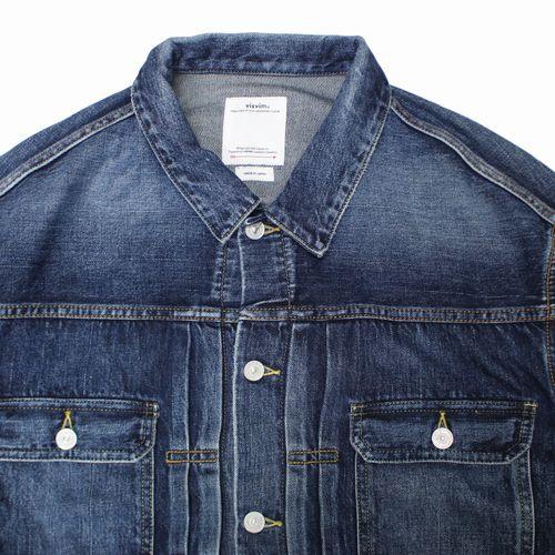 VISVIM ビズビム 25AW SS 101X JKT DMGD-1010 デニムジャケット 4