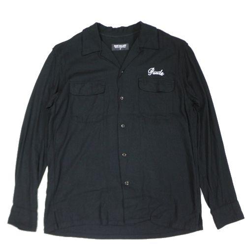 RUDE GALLERY ルードギャラリー 23AW SCRIPT LOGO OPEN COLLAR SHIRTS
