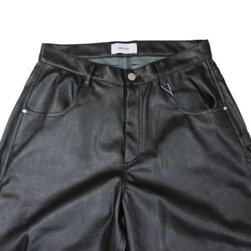 OPENINGACT オープニングアクト 25AW ユーズド加工フェイクレザー