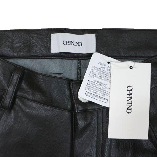 ［ OPENING ACT ］ユーズド加工フェイクレザーカーゴパンツ OPENING ACT] ユーズド加工フェイクレザーカーゴパンツ | OPENING ACT