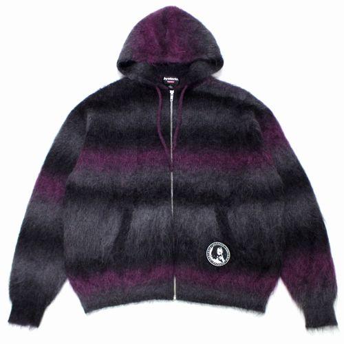 Supreme × HYSTERIC GLAMOUR 24AW Mohair Zip Up Hooded Sweater