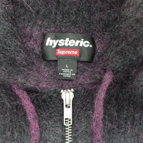 Supreme × HYSTERIC GLAMOUR 24AW Mohair Zip Up Hooded Sweater