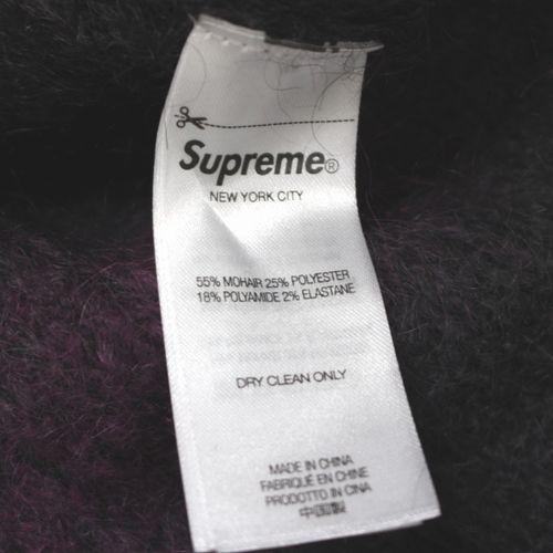 Supreme × HYSTERIC GLAMOUR 24AW Mohair Zip Up Hooded Sweater