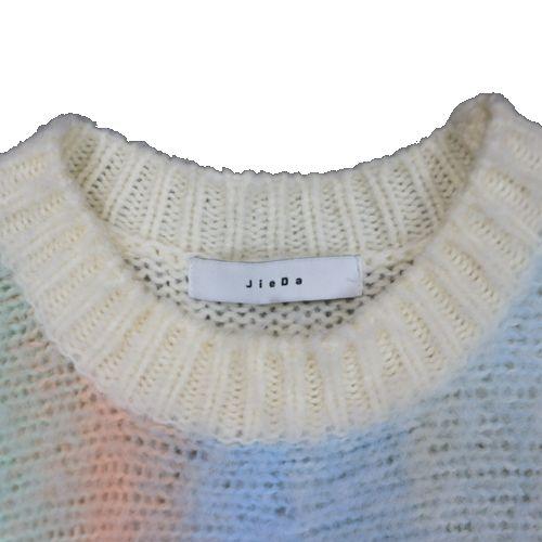 JieDa ジエダ 23AW GRADATION KNIT グラデーションニット 2 オフ