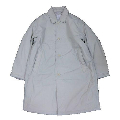 無印良品 ふんわり中わた 撥水ステンカラーコート L グレー : unstitch