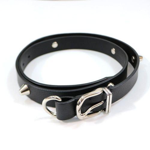 UNDERCOVER ブラックレザーベルト スタッズ付き archive Yahoo!オークション -「スタッズ ベルト アンダーカバー」の落札相場