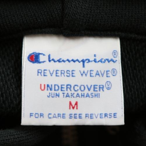 UNDERCOVER × Champion 25SS 10ozチャンピオン裏毛ビーズ刺繍ダブルZIP