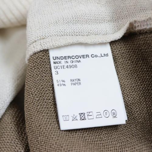 UNDERCOVER アンダーカバー 25SS Robert Bosisio ニット 3 ベージュ