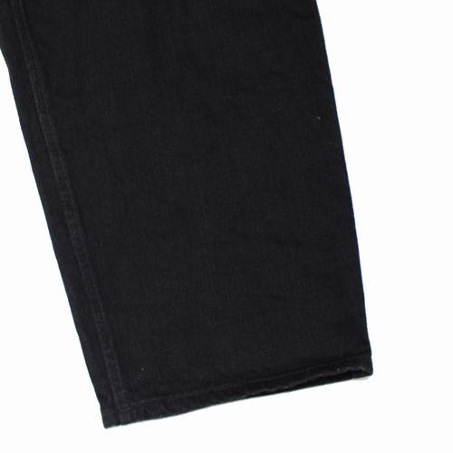COMOLI コモリ 25AW ブラックデニム ベルテッドパンツ 2 ブラック