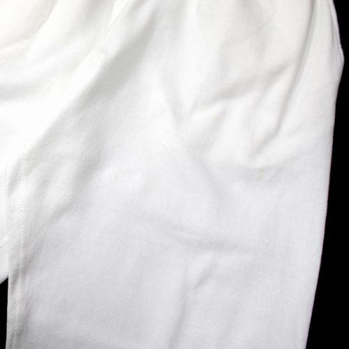COMOLI コモリ 24SS 製品染 裏毛 パンツ 2 ホワイト : unstitch Yahoo