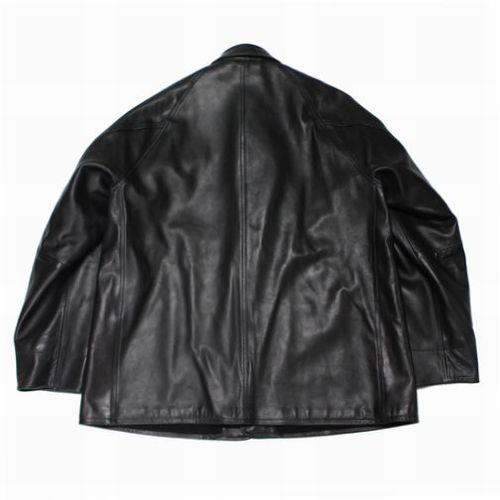 COMOLI コモリ 24SS レザー ワークジャケット 2 ブラック : unstitch