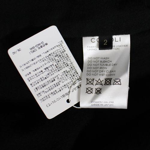 COMOLI コモリ 24SS レザー ワークジャケット 2 ブラック : unstitch