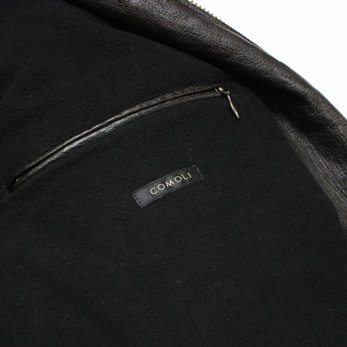 COMOLI コモリ 24SS レザー ジップブルゾン 3 ブラック : unstitch