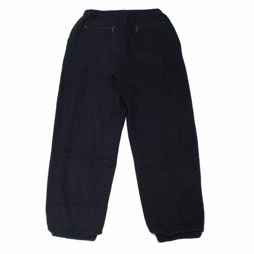 COMOLI コモリ 22AW ウールフリース トラックパンツ 2 ネイビー