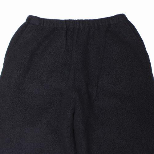 COMOLI コモリ 22AW ウールフリース トラックパンツ 2 ネイビー
